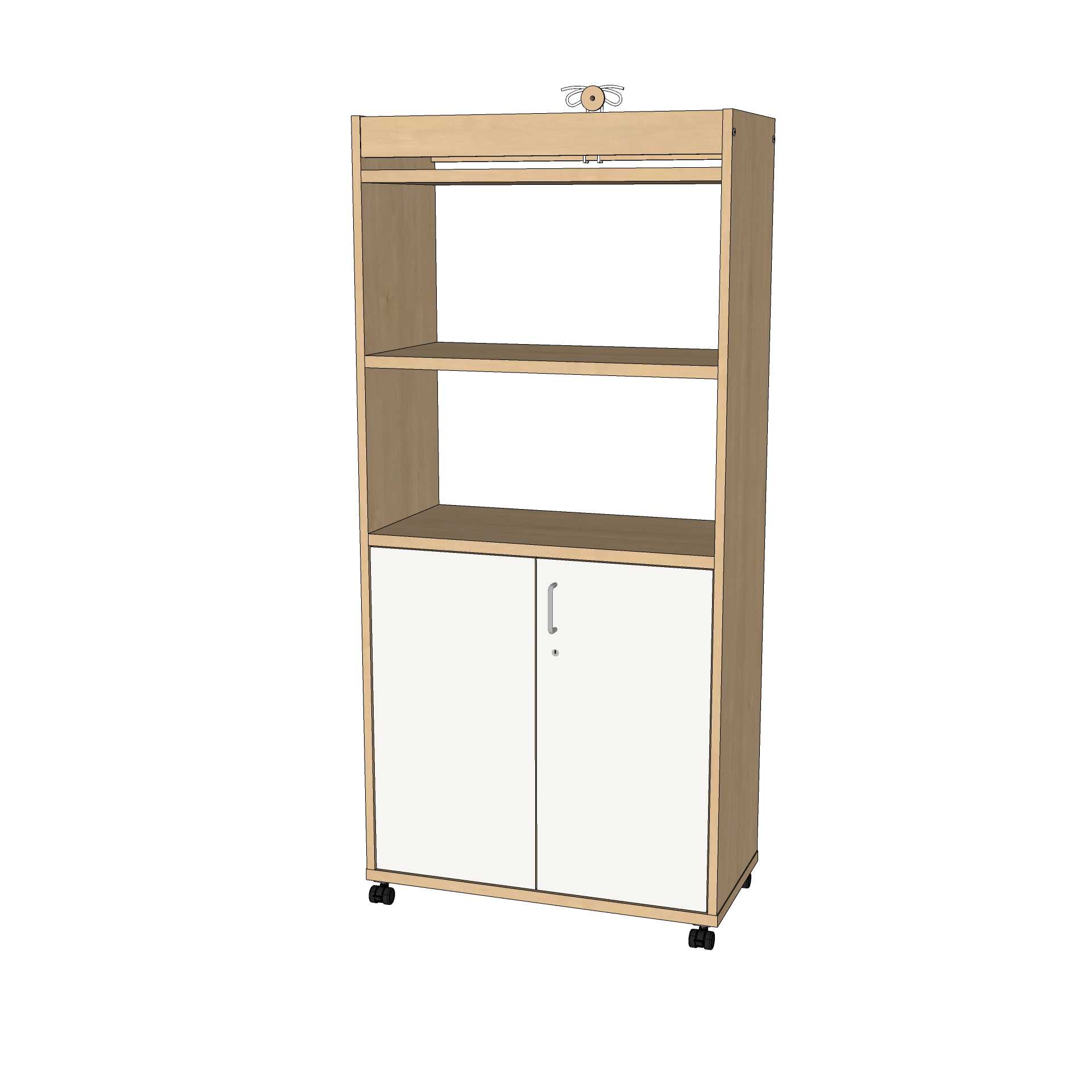 ROBHOC-SCHRANK-TÜREN-OFFEN-H168CM