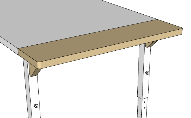 ROBHOC-TABLE-HEADRAIL-16CM-2PIECES-SET