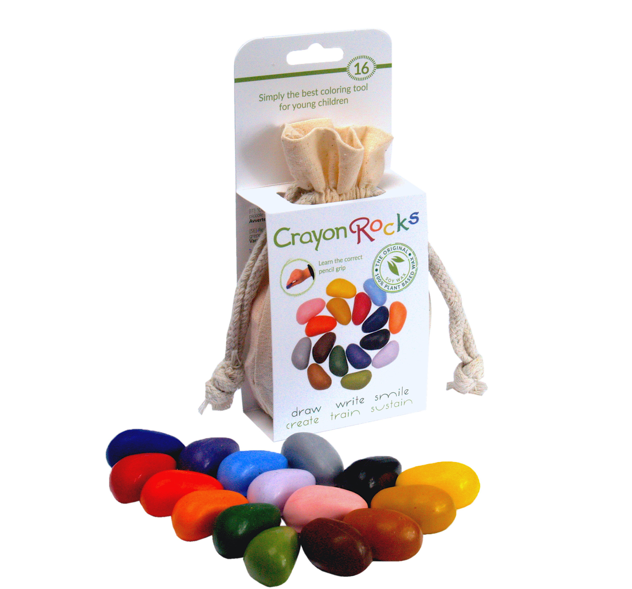 ROBHOC-CRAYON-ROCKS-16PIECES-SET