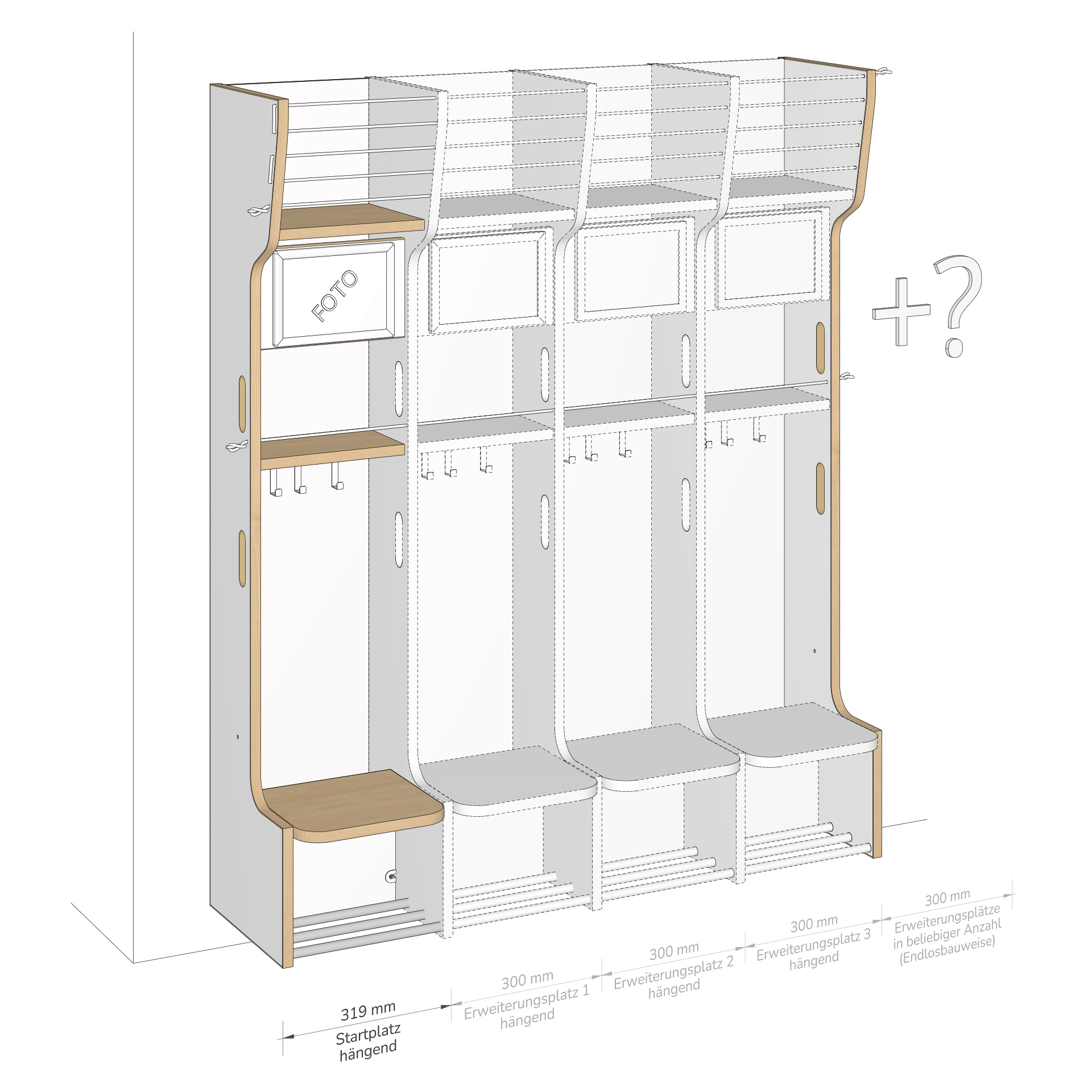 ROBHOC-GARDEROBE-WANDMODUL